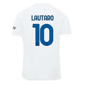 Inter Milan Lautaro Martinez #10 Replica Away Stadium Shirt 2023-24 Short Sleeve